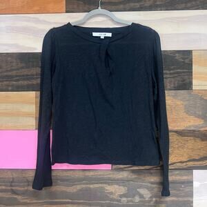 Joe’s Black Long Sleeve Knit Top – Women’s Size Small